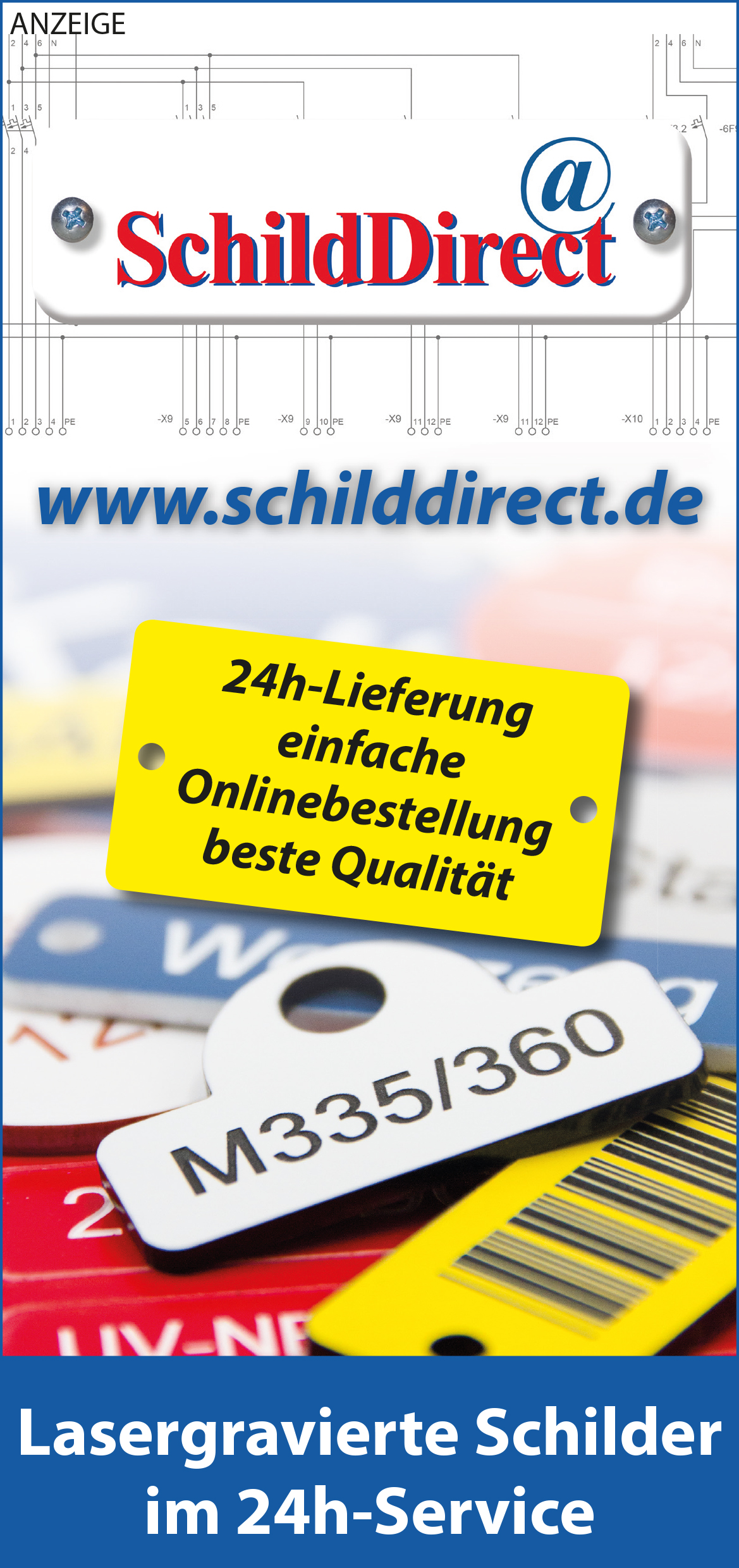 Anzeige SchildDirect